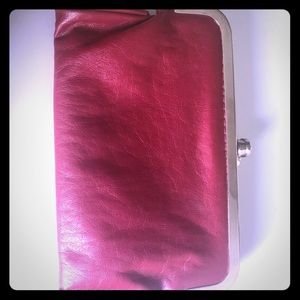 Gorgeous red clutch wallet